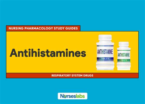 Antihistamines Are Examples of Which Medical Use of Drugs