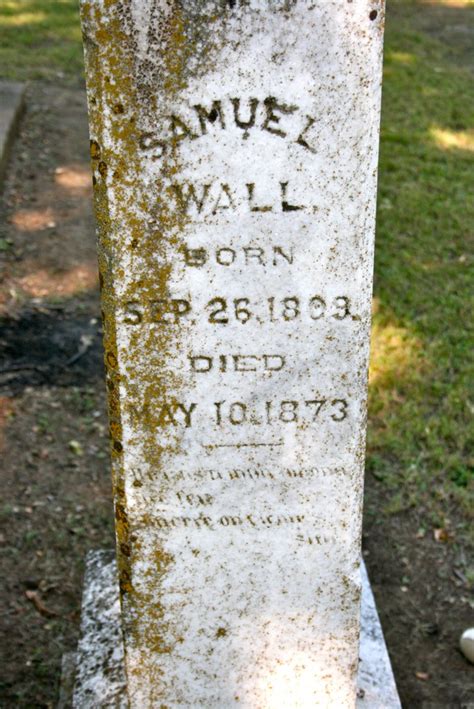 Samuel Wall (1809-1873) - Find a Grave Memorial