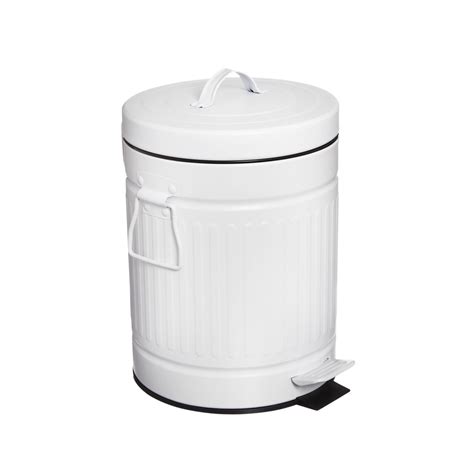 SIMPLEMADE Small Bathroom Trash Can with Lid, Kitchen Garbage Can - 5 Liter / 1.3 Gallon ...