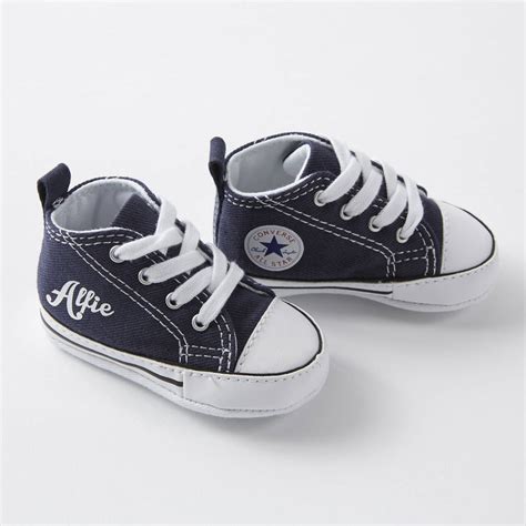 Baby Converse Sneakers Personalised New Baby Gift By Yeah Boo