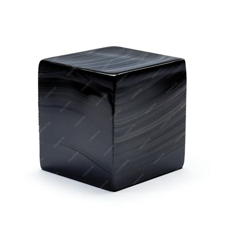 Premium AI Image | Black square box isolated on a white background