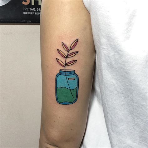 Jar tattoo by Eugene Dusty Past - Tattoogrid.net