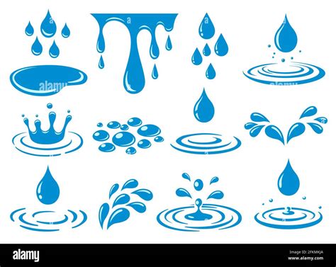 Cartoon water drop splash Stock Vector Image & Art - Alamy