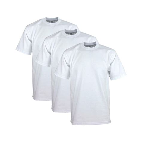 Pro Club Men's 3-Pack Heavyweight Cotton Short Sleeve Crew Neck T ...