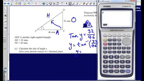 Pythagoras and Trigonometry - Question 14 2008 Edexcel GCSE Maths Calculator Paper Solution ...