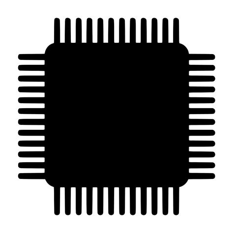SVG > gold computer processor metal - Free SVG Image & Icon. | SVG Silh