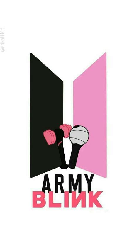 ARMYBLINK LOGO | Pink drawing, Armyblink logo, Cute little drawings