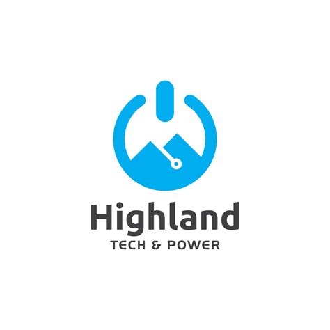 highland tech and power logo design template inspiration 14797824 Vector Art at Vecteezy