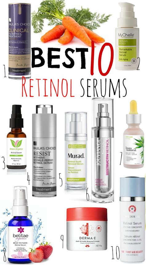 BEST RETINOL SERUMS!