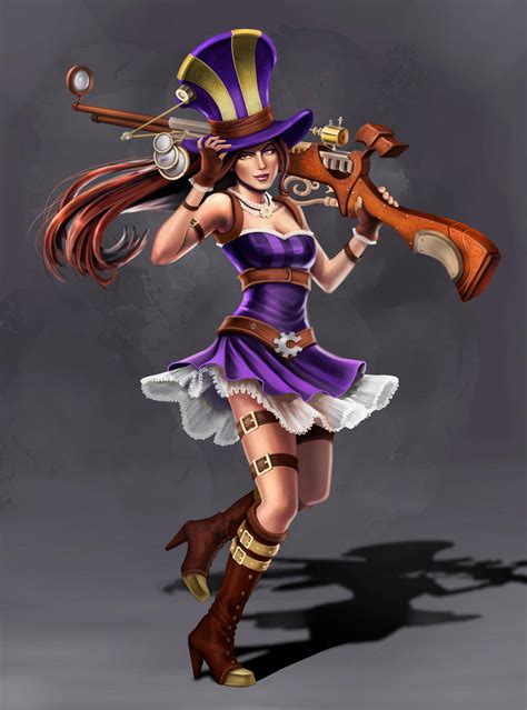 League of Legends: Caitlyn by PencilWarrior on DeviantArt