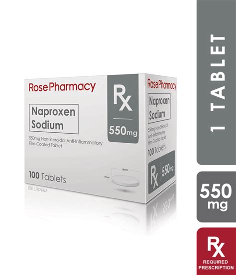 Naproxen Sodium 550Mg Tablet - Rose Pharmacy Generics - Rose Pharmacy Medicine Delivery