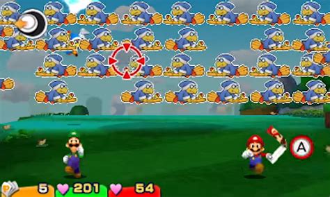 File:Mario & Luigi Paper Jam Kamek & Paper Kamek Boss Battle.png ...