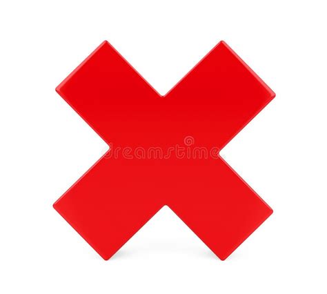 Wrong Cross Symbol Isolated Stock Illustration - Illustration of reject, decision: 118169463