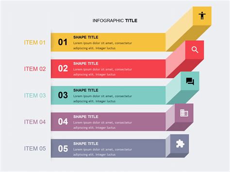 3D List Cube Top PowerPoint Templates - PowerPoint Free