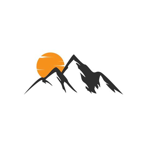 mountain logo vector 21572858 Vector Art at Vecteezy