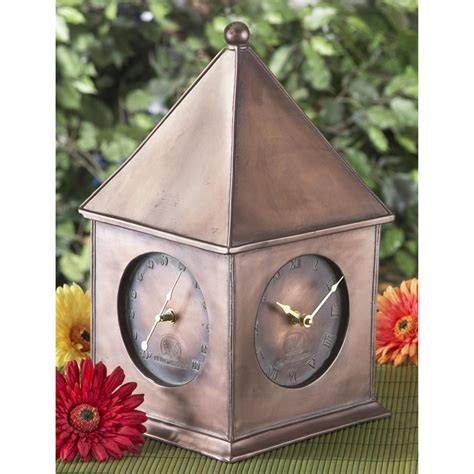 Hen - Feathers® Cupola Clock & Thermostat - 203089, Weather Stations at Sportsman's Guide