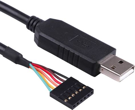 FTDI Chip USB to 5v TTL UART Serial Cable 6 Way 0.1": Amazon.co.uk: Electronics