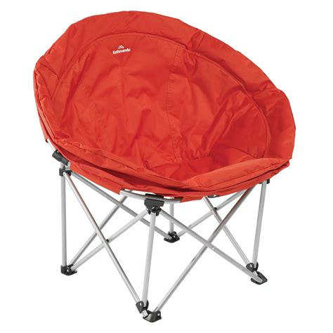 Kathmandu Retreat Folding Padded Moon Chair Red | eBay