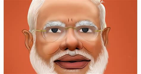 Cartoons By Amal: Caricature of Narendra Modi