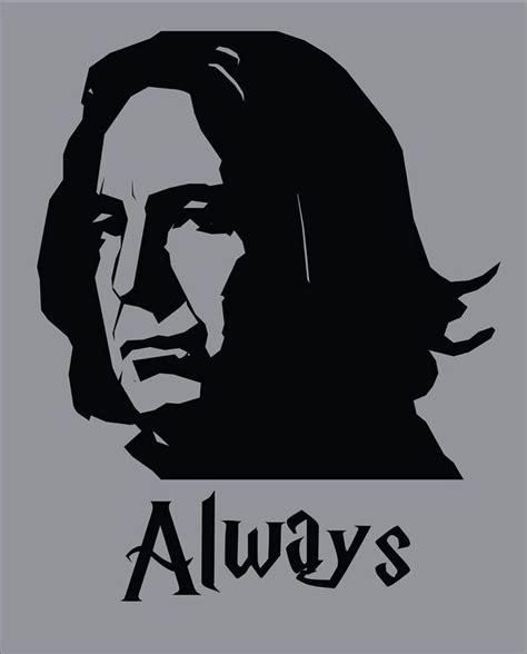 Always in 2024 | Harry potter silhouette, Harry potter artwork, Snape silhouette