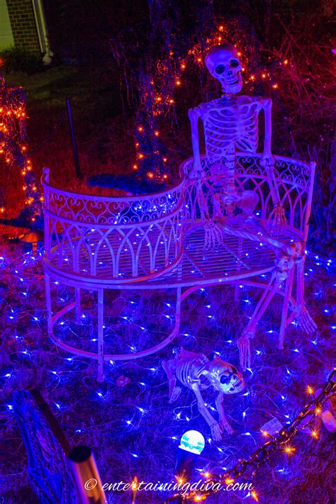 Halloween Outdoor Lighting Ideas: 21 Spooky Ways To Light Your Yard - Entertaining Diva