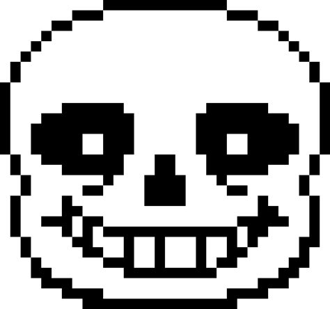 Sans Undertale Pixel Png Download Sans Face Pixel Art Clipart | Images and Photos finder