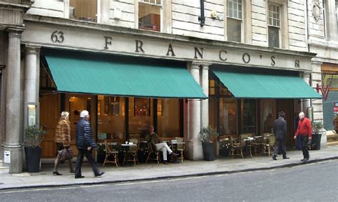 Franco's restaurant on Jermyn Street in London's St James'