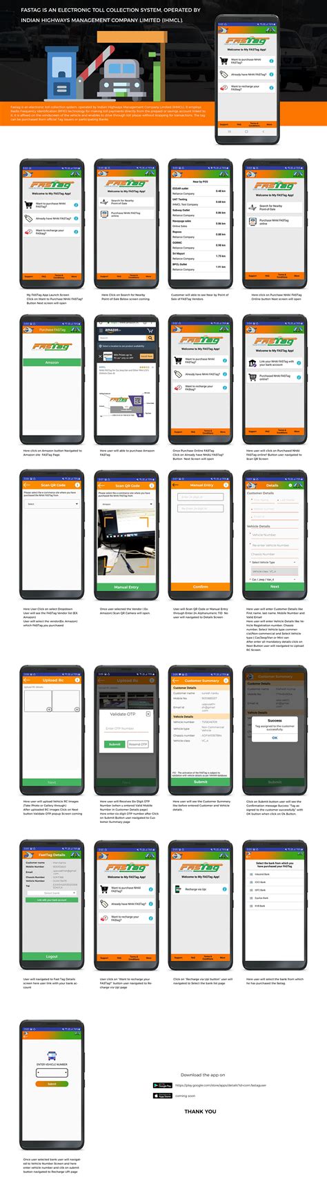 FASTag Mobile App :: Behance