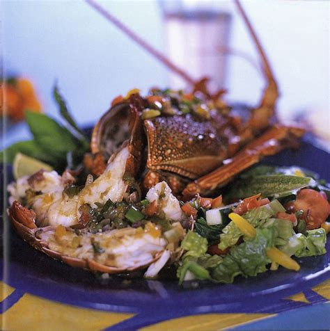 Caribbean Lobster with Rum-Jerk Butter Recipe