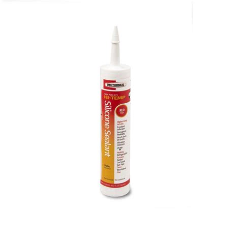 RectorSeal Hi-Temp Red Silicone Caulk 57500 - The Home Depot