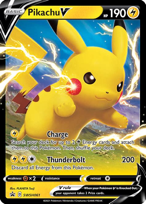 Pikachu V · Sword & Shield Promos #SWSH061 ‹ PkmnCards