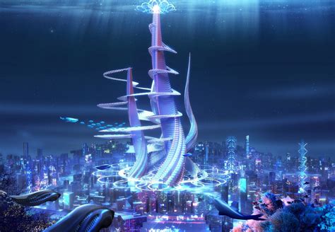 Underwater City - Godwin Akpan : r/ImaginaryCityscapes