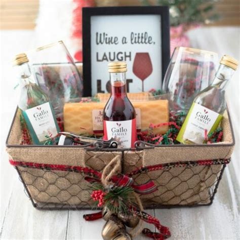 DIY Wine Gift Basket Ideas - Flour On My Face