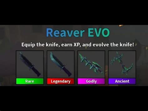 Showcasing The Reaver Evo Knife In MM2! - YouTube