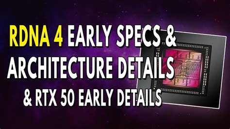 RDNA 4 Early SPECS & Architecture Details - ANOTHER REVOLUTION IN GRAPHICS | RTX 50 Early ...