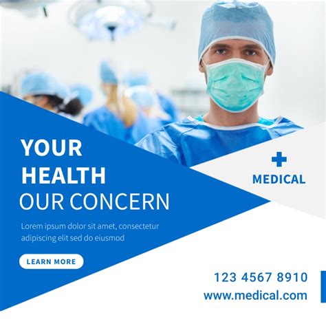 Medical banner design template | PosterMyWall