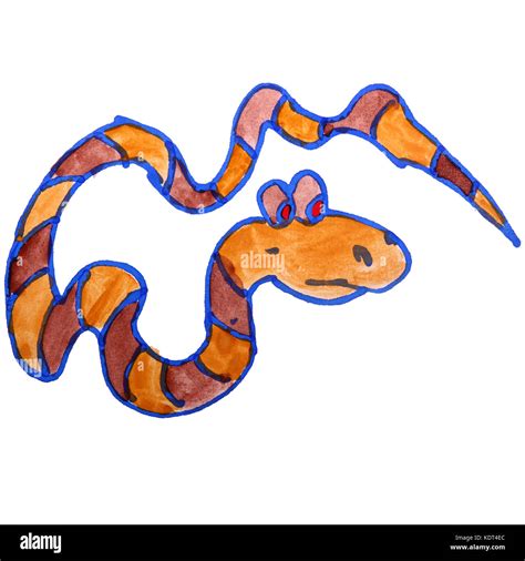 Snake Drawing For Kids | Wallpapers Gallery