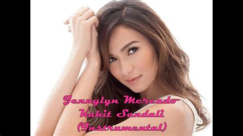 Jennylyn Mercado - Kahit Sandali [KARAOKE Official] - YouTube