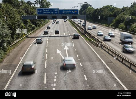 M25 motorway in London England United Kingdom UK Stock Photo - Alamy