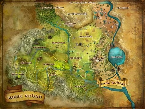 Lord Of The Rings Online World Map | US States Map