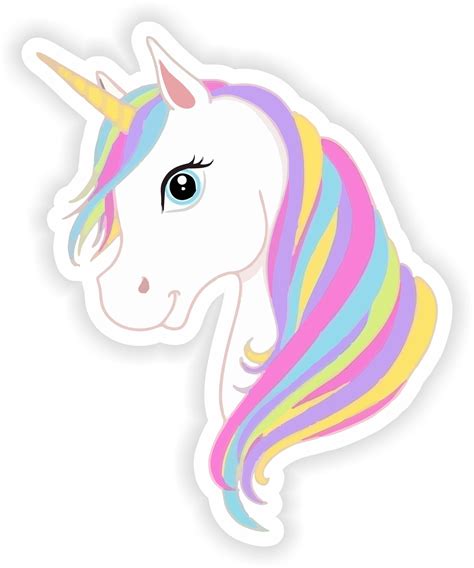 Beautiful Unicorn Sticker for Bumper Car Van Truck Motorcycle Helmet Toolbox Door PC Boat - Etsy ...