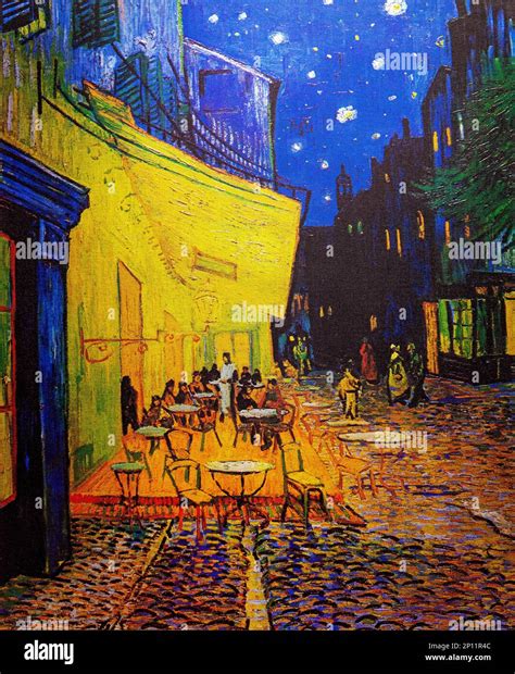 Café Terrace at Night, Vincent Van Gogh Stock Photo - Alamy