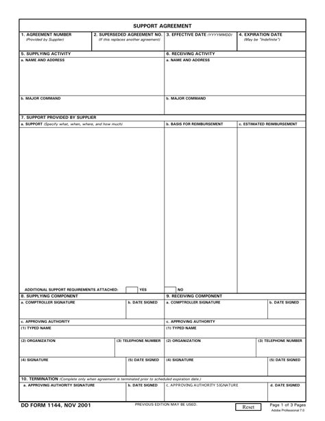 DD Form 1144 - Fill Out, Sign Online and Download Fillable PDF | Templateroller