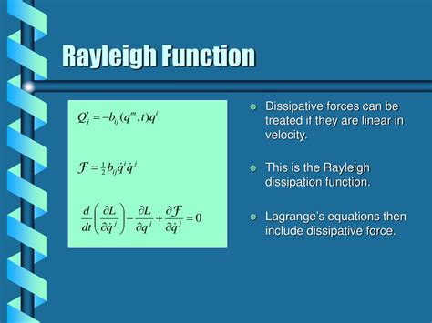 PPT - Dissipative Force PowerPoint Presentation, free download - ID:269662