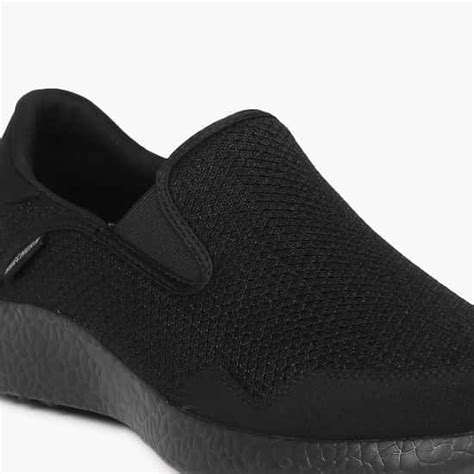 SKECHERS Air-Cooled Memory Foam Slip Ons | Black