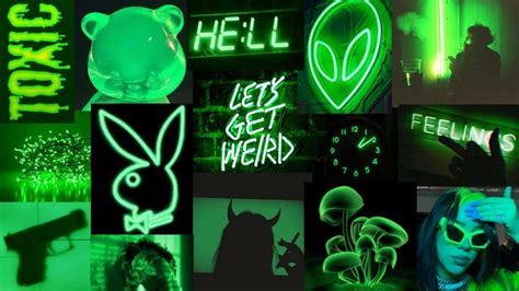 neon green aesthetic | Neon wallpaper, Green wallpaper, Cute desktop ...