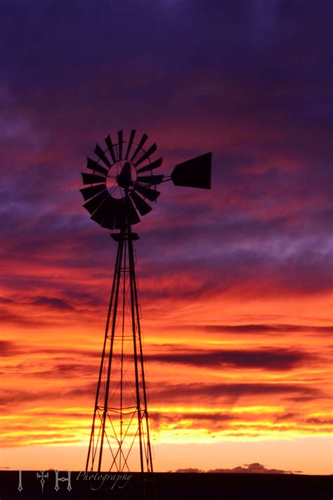 Amazing sunset behind this windmill | Old windmills, Farm windmill, Windmill water