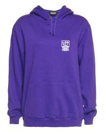 Purple PE Hoody - Embroidered With Marden High School Logo