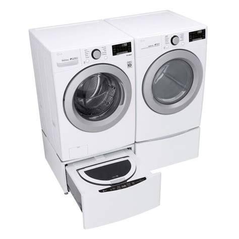 Shop LG TwinWash White Front-Load Washer & Electric Dryer Set at Lowes.com