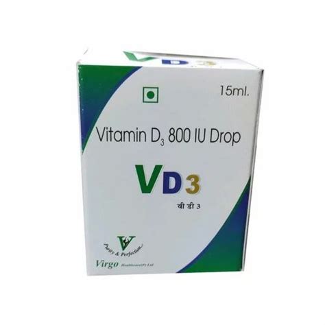 Vitamin D3 800 IU Drops, 15 ml at Rs 75/box in Delhi | ID: 26735084588